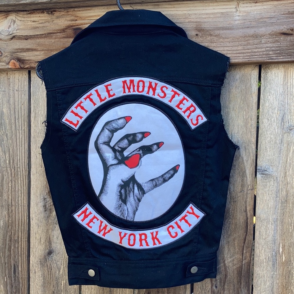 Haus of Gaga “Little Monster” biker vest